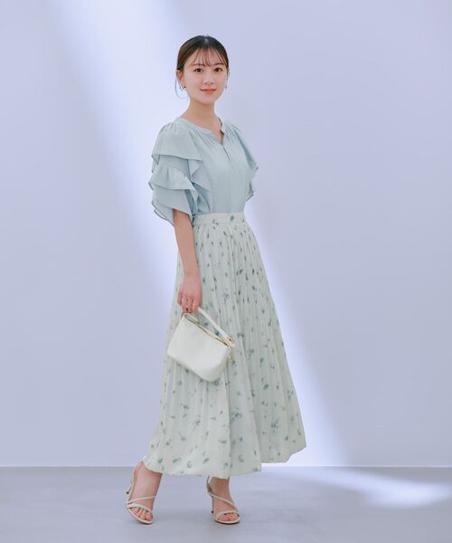 COHINA(コヒナ)の「シャドーフラワーバルーンスカート 【低身長・小柄女性】(スカート・レディース・ブラック/ピンク/グリーン・S-Regular/XS-Regular/S-Short/XS-Short)」の11枚目の写真