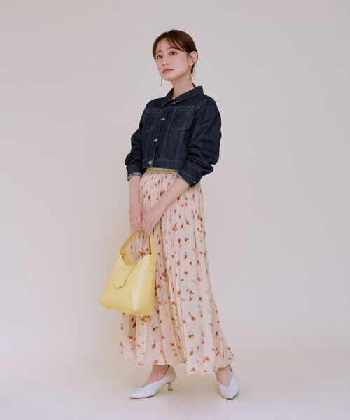 COHINA(コヒナ)の「シャドーフラワーバルーンスカート 【低身長・小柄女性】(スカート・レディース・ブラック/ピンク/グリーン・S-Regular/XS-Regular/S-Short/XS-Short)」の14枚目の写真
