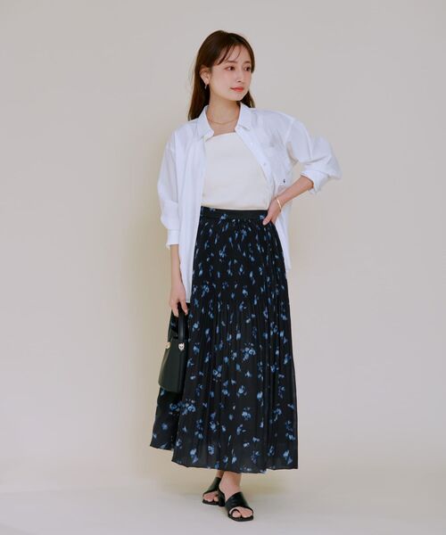 COHINA(コヒナ)の「シャドーフラワーバルーンスカート 【低身長・小柄女性】(スカート・レディース・ブラック/ピンク/グリーン・S-Regular/XS-Regular/S-Short/XS-Short)」の17枚目の写真