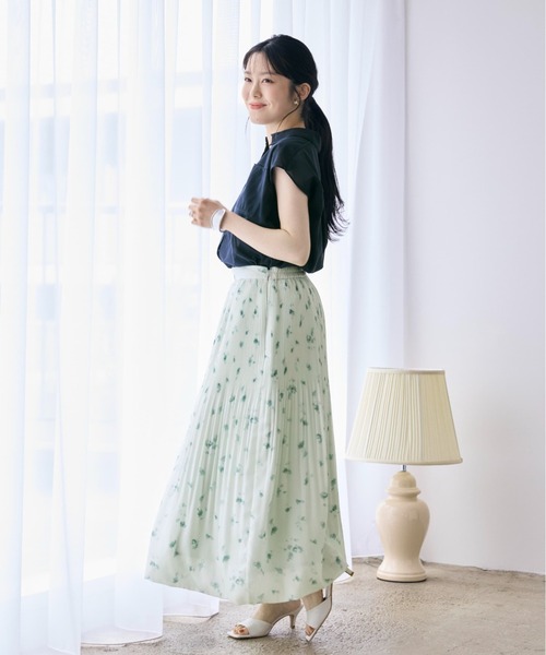 COHINA(コヒナ)の「シャドーフラワーバルーンスカート 【低身長・小柄女性】(スカート・レディース・ブラック/ピンク/グリーン・S-Regular/XS-Regular/S-Short/XS-Short)」の5枚目の写真