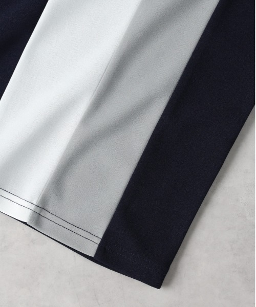 BACK NUMBER(バックナンバー)の「BACK NUMBER(バックナンバー)【メンズ】ジョーゼット縦切替えデザインTシャツ(Tシャツ/カットソー・メンズ・ブラック/ネイビー/ホワイト・L/XL/M)」の5枚目の写真