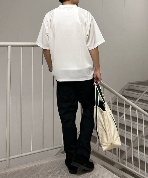 BACK NUMBER】ジョーゼット縦切替えデザインTシャツ（Tシャツ