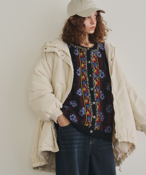 中綿パーカーモンスターコート