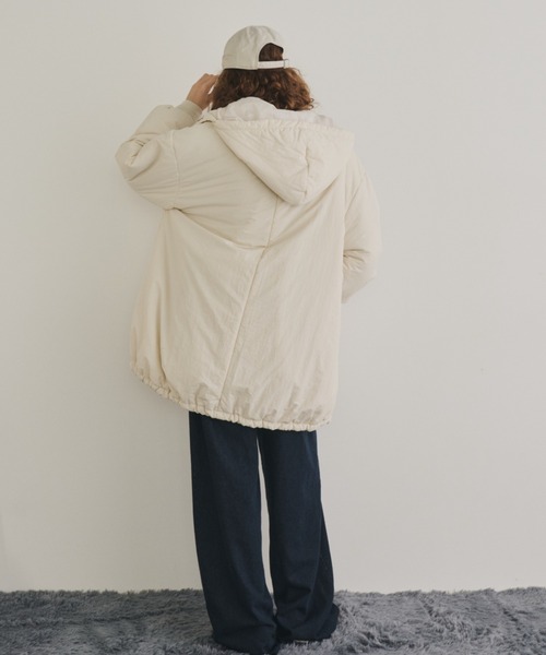 中綿パーカーモンスターコート