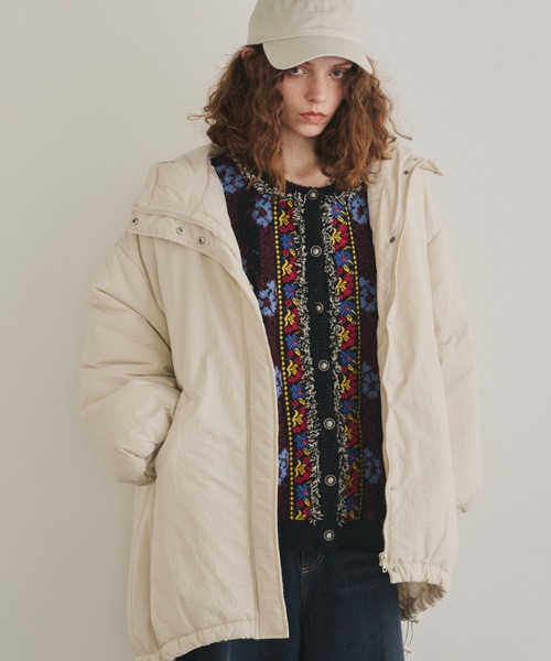 中綿パーカーモンスターコート