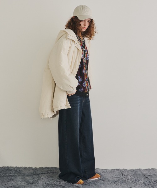 中綿パーカーモンスターコート