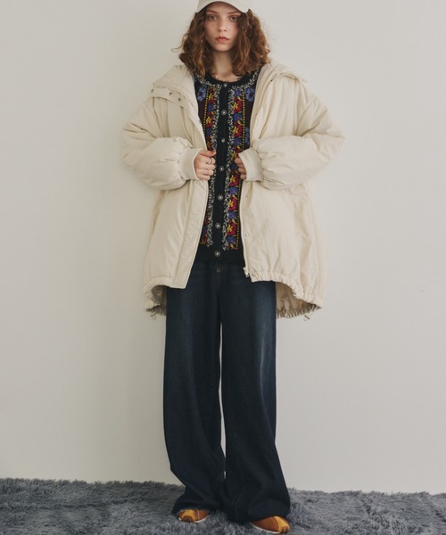 中綿パーカーモンスターコート