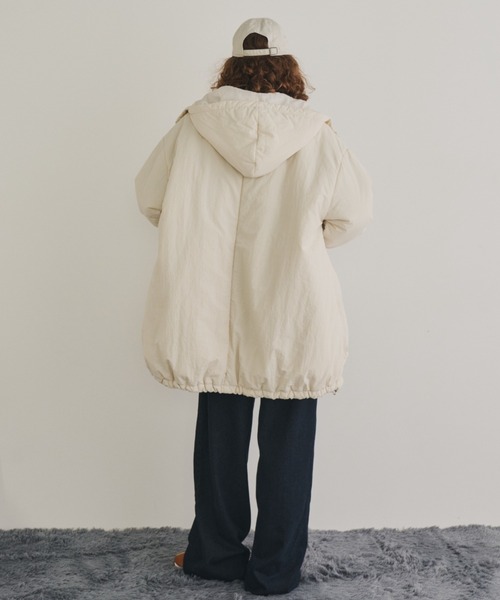 中綿パーカーモンスターコート