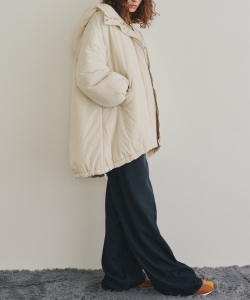 中綿パーカーモンスターコート