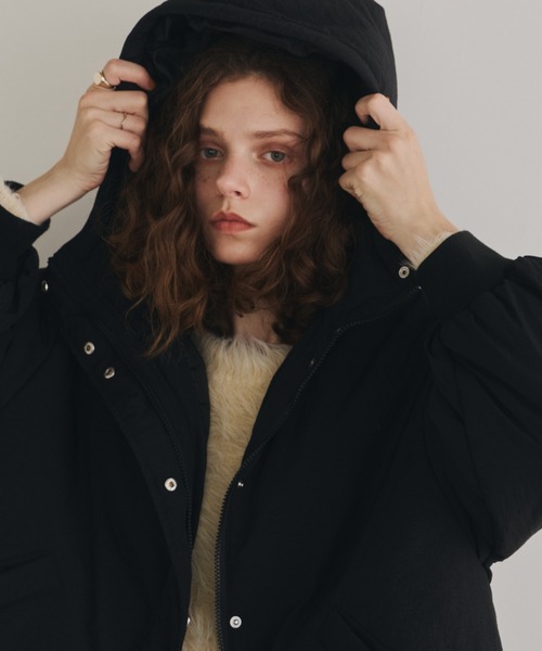 中綿パーカーモンスターコート