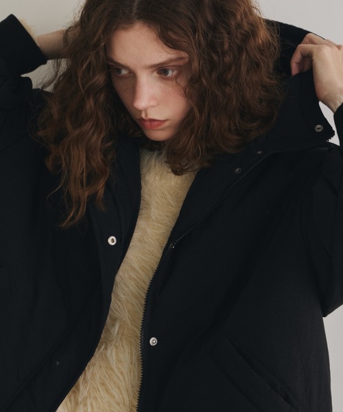 中綿パーカーモンスターコート