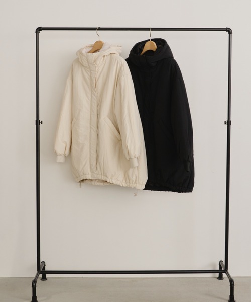 中綿パーカーモンスターコート