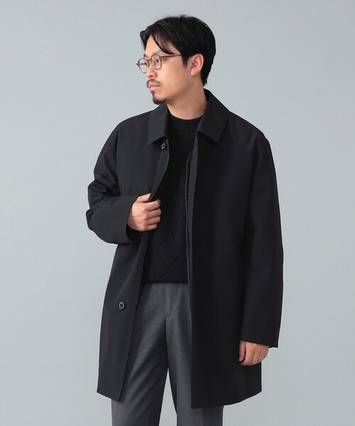 Traditional Weatherwearのライナー付きステンカラーコート 別注】Traditional Weatherwear / DERBY BUTTON THROUGH ライナー付き