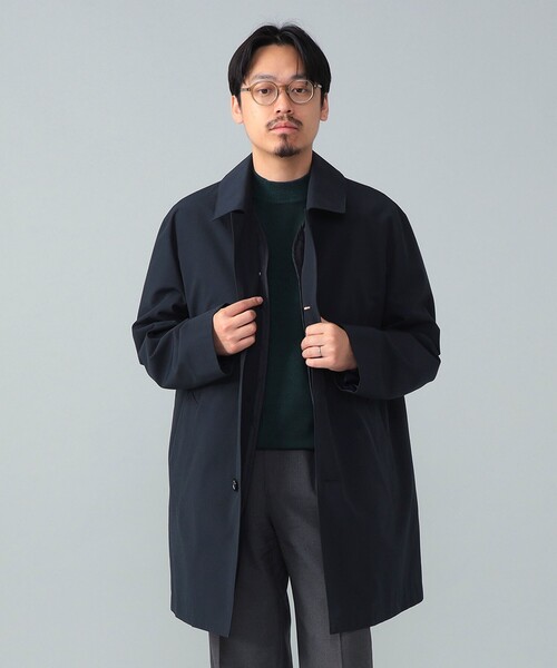 Traditional Weatherwearのライナー付きステンカラーコート 別注】Traditional Weatherwear / DERBY BUTTON THROUGH ライナー付き