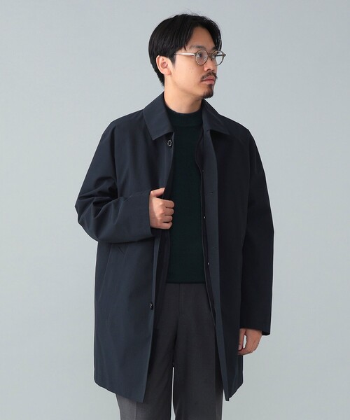 BEAMS F（ビームスエフ）の「【【別注】Traditional Weatherwear / DERBY BUTTON THROUGH ライナー付き ステンカラーコート】（その他アウター・メンズ・ブラック/ネイビー・36/38/40）」の6枚目の写真