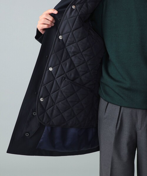 BEAMS F（ビームスエフ）の「【【別注】Traditional Weatherwear / DERBY BUTTON THROUGH ライナー付き ステンカラーコート】（その他アウター・メンズ・ブラック/ネイビー・36/38/40）」の9枚目の写真