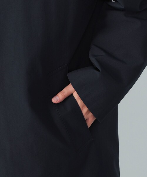 BEAMS F（ビームスエフ）の「【【別注】Traditional Weatherwear / DERBY BUTTON THROUGH ライナー付き ステンカラーコート】（その他アウター・メンズ・ブラック/ネイビー・36/38/40）」の16枚目の写真