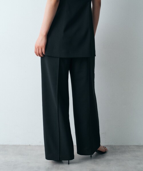 CODE A（コードエー）の「french twill easy trouser（その他パンツ・レディース・ライトグレー系9/ブラック・35/36/38）」の5枚目の写真