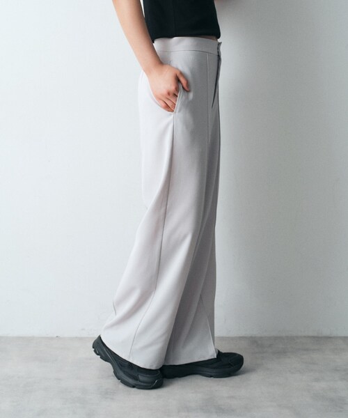 CODE A（コードエー）の「french twill easy trouser（その他パンツ・レディース・ライトグレー系9/ブラック・35/36/38）」の9枚目の写真