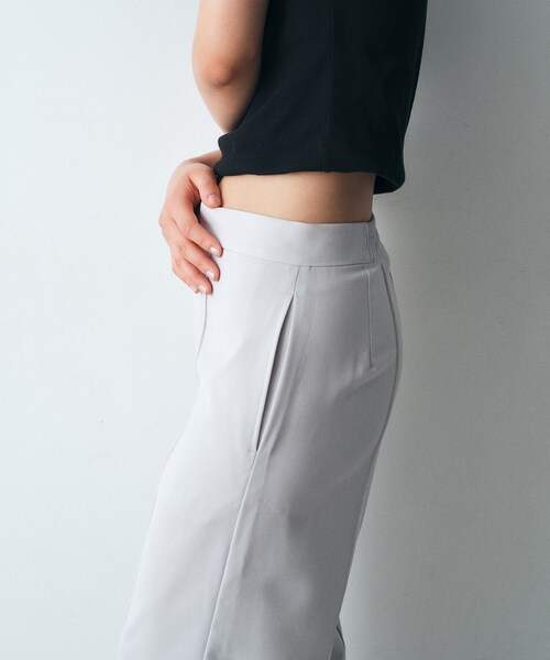 CODE A（コードエー）の「french twill easy trouser（その他パンツ・レディース・ライトグレー系9/ブラック・35/36/38）」の12枚目の写真