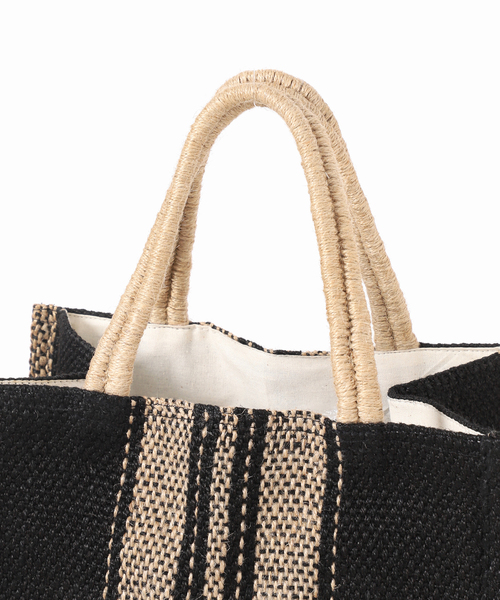 MAISON BENGAL/メゾン ベンガル】SMALL JUTE BOX TOTE：トート