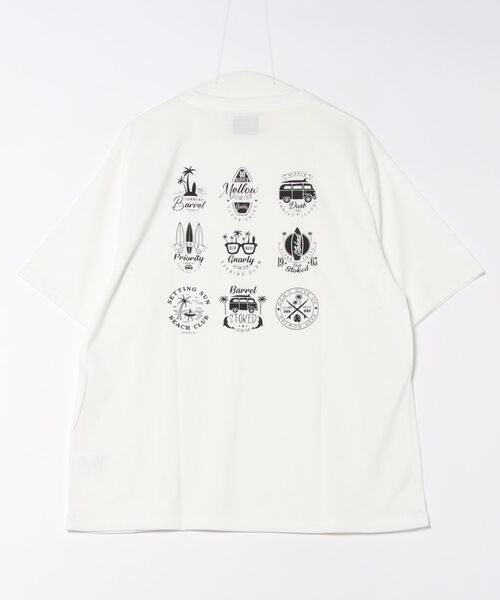 PANHARD(パンハード)の「アソートプリントTEE A(M1)(Tシャツ/カットソー・メンズ・ホワイト系1/ホワイト系2/ライトグレー系1/ホワイト系3/ブラック系2/ホワイト系5/イエロー系2/ブラック系4/サックスブルー系1/イエロー系1/サックスブルー系2/ブラック系1/ホワイト系4/ブラック系3/ライトグレー系2/ホワイト系6・MEDIUM/LARGE/X-LARGE)」の18枚目の写真