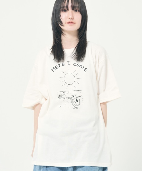 PANHARD(パンハード)の「アソートプリントTEE A(M1)(Tシャツ/カットソー・メンズ・ホワイト系1/ホワイト系2/ライトグレー系1/ホワイト系3/ブラック系2/ホワイト系5/イエロー系2/ブラック系4/サックスブルー系1/イエロー系1/サックスブルー系2/ブラック系1/ホワイト系4/ブラック系3/ライトグレー系2/ホワイト系6・MEDIUM/LARGE/X-LARGE)」の12枚目の写真