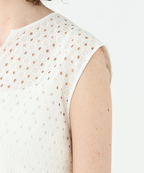 サークルエンブロイダリー ロングワンピース（ワンピース）｜BALLSEY