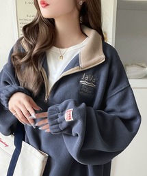 【新品未使用/タグ付き】CAVEZAROSSO ハーフジッププルオーバー 新品未使用/タグ付き】CAVEZA ROSSO ハーフジッププルオーバー