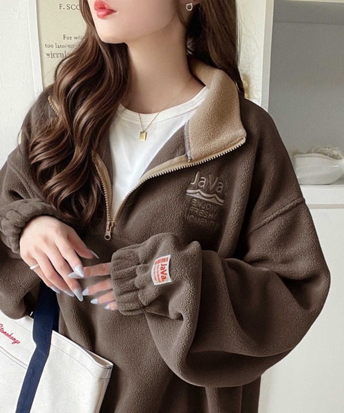 セール】《JaVaジャバコラボ》ふんわり暖かくて軽快♪レトロスポーティ