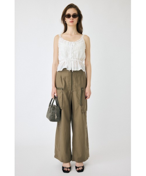 マウジー moussyキャミソール セール】CRINKLED SATIN キャミソール（キャミソール）｜MOUSSY