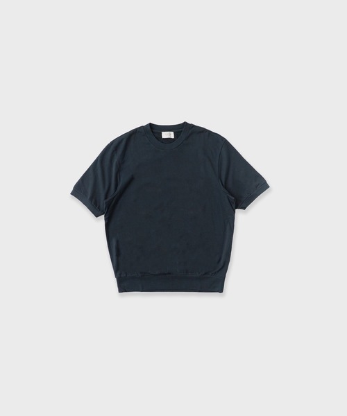 FLISTFIA(フリストフィア)の「FLISTFIA/フリストフィア Short Sleeve Sweat スウェット(スウェット・メンズ・ダークグリーン/ネイビー・3)」の2枚目の写真