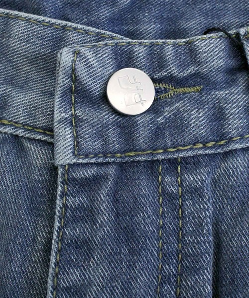 TopIsm(トップイズム)の「ビンテージ加工 バギーデニムパンツ(デニムパンツ・メンズ・ブルー・M/L)」の4枚目の写真