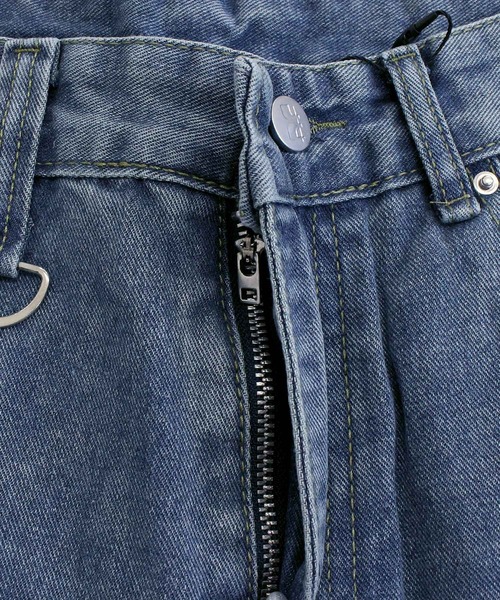 TopIsm(トップイズム)の「ビンテージ加工 バギーデニムパンツ(デニムパンツ・メンズ・ブルー・M/L)」の5枚目の写真