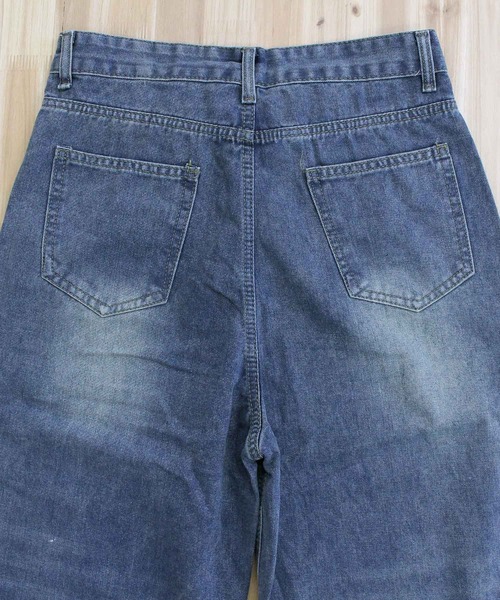 TopIsm(トップイズム)の「ビンテージ加工 バギーデニムパンツ(デニムパンツ・メンズ・ブルー・M/L)」の8枚目の写真