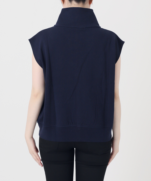 JOURNAL STANDARD(ジャーナルスタンダード)の「OE裏毛ダブルジップベスト(ベスト・レディース・ネイビー/チャコールグレー・FREE)」の14枚目の写真