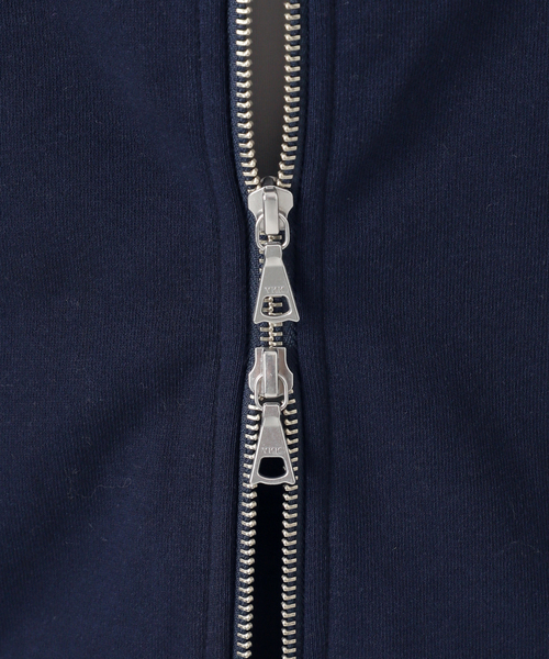 JOURNAL STANDARD(ジャーナルスタンダード)の「OE裏毛ダブルジップベスト(ベスト・レディース・ネイビー/チャコールグレー・FREE)」の9枚目の写真