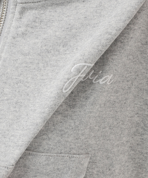 JOURNAL STANDARD(ジャーナルスタンダード)の「OE裏毛ダブルジップベスト(ベスト・レディース・ネイビー/チャコールグレー・FREE)」の3枚目の写真