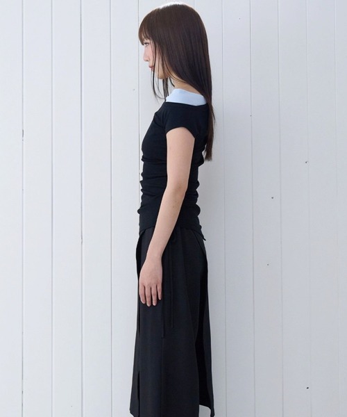 tシャツ PLACE STUDIO／アンバランスレイヤードT レディース PLACE STUDIO／アンバランスレイヤードT（Tシャツ/カットソー