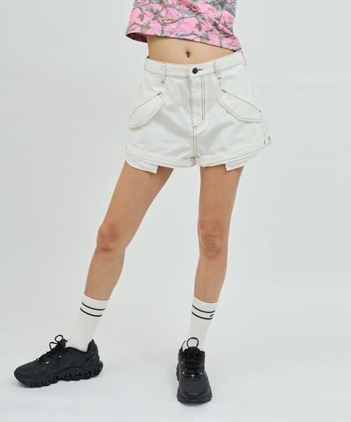 atmos pink（アトモスピンク）の「atmos pink Real Tree Camouflage Short Pants / アトモス ピンク リアル ツリー カモフラージュ ショート パンツ（その他パンツ・レディース・ブラウン系その他/ピンク系その他/ホワイト・FREE）」の15枚目の写真
