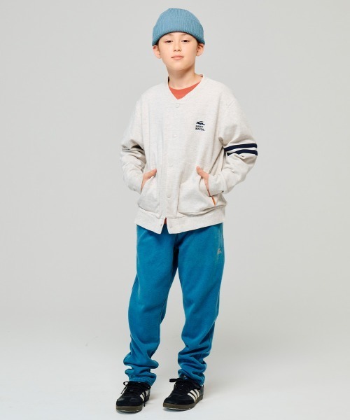 KRIFF MAYER Kid's Collection（クリフメイヤーキッズコレクション）の「チェルシージャケット/カーディガン（カーディガン/ボレロ・キッズ・ネイビー/オートミール/チャコール/ライトグリーン・170/160/150/140/130/120）」の7枚目の写真