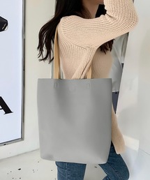 urbanfemine./A4サイズ収納 PUレザー 縦長トートバッグ U7040