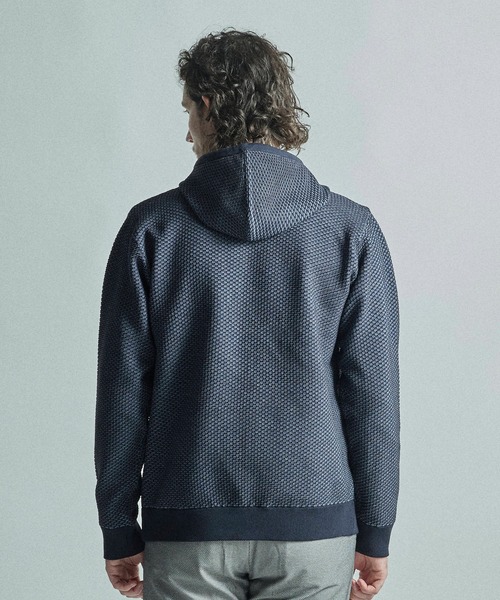 ハニカムニット ジップパーカー（パーカー）｜MEN'S BIGI（メンズビギ