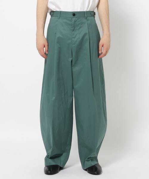 HARE（ハレ）の「シルキーコットンワイドテーパートパンツ(HARE)（チノパンツ・メンズ・ブラック/グリーン/グレー・FREE）」の17枚目の写真
