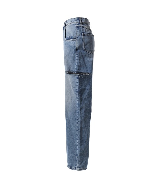 Maison Margiela(メゾンマルジェラ)の「PANTS 5 POCKETS(デニムパンツ・レディース・ライトブルー・36/38)」の3枚目の写真