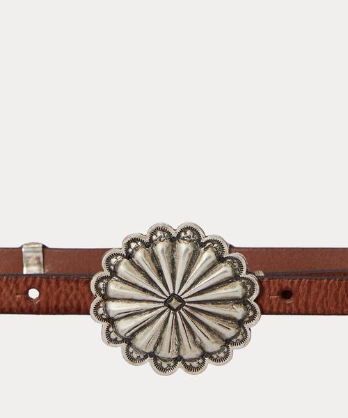 レザー コンチョ ベルト（ベルト）｜POLO RALPH LAUREN（ポロ ラルフ