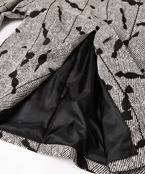 mintdesigns（ミントデザインズ）の「CANDY JACKET（テーラードジャケット・レディース・ブラック/ピンク・ONESIZE）」の12枚目の写真
