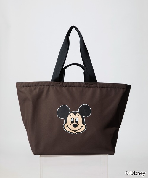 WCJ(ダブルシージェイ)の「【撥水】Disney / TOTE BAG(トートバッグ・レディース・アイボリー/ブラック/ブラウン・FREE)」の2枚目の写真