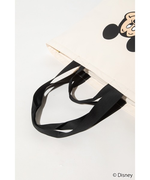 WCJ(ダブルシージェイ)の「【撥水】Disney / TOTE BAG(トートバッグ・レディース・アイボリー/ブラック/ブラウン・FREE)」の12枚目の写真
