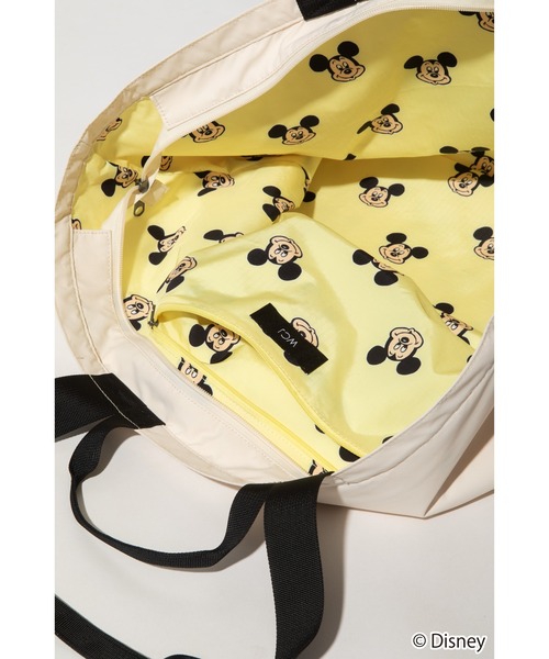 WCJ(ダブルシージェイ)の「【撥水】Disney / TOTE BAG(トートバッグ・レディース・アイボリー/ブラック/ブラウン・FREE)」の14枚目の写真